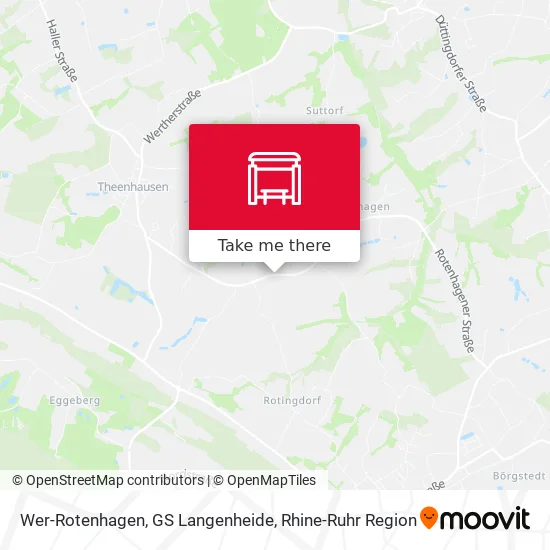 Карта Wer-Rotenhagen, GS Langenheide