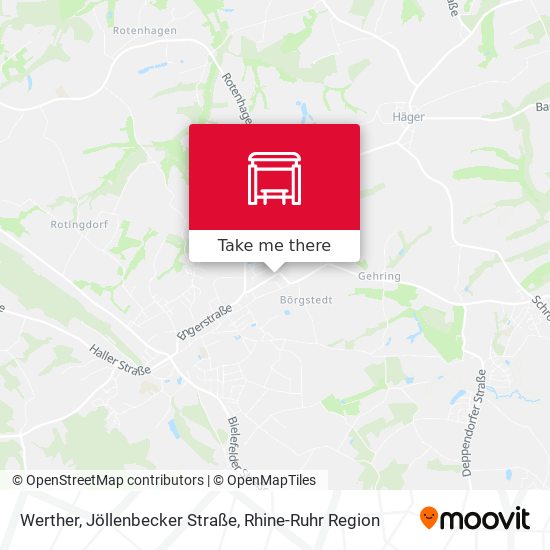 Werther, Jöllenbecker Straße map