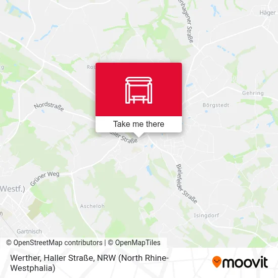 Werther, Haller Straße map