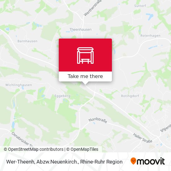 Wer-Theenh, Abzw.Neuenkirch. map