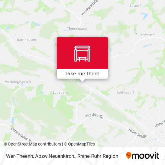 Карта Wer-Theenh, Abzw.Neuenkirch.