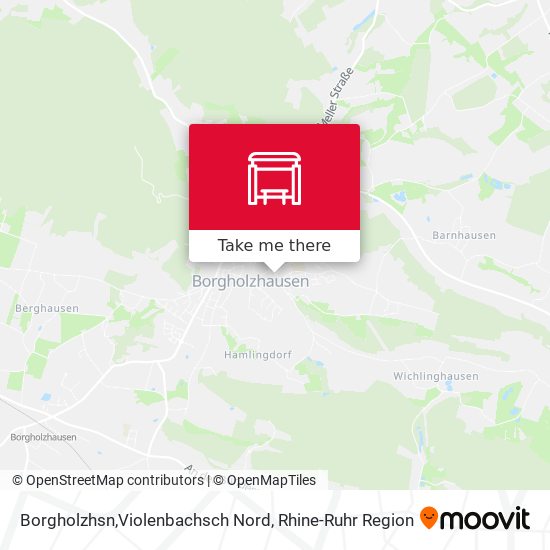 Карта Borgholzhsn,Violenbachsch Nord