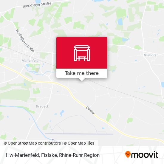 Hw-Marienfeld, Fislake map