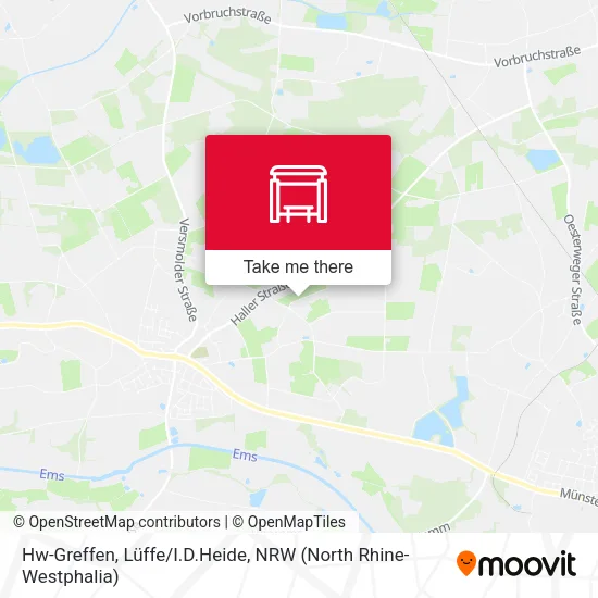 Карта Hw-Greffen, Lüffe/I.D.Heide