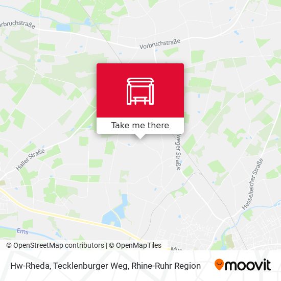 Hw-Rheda, Tecklenburger Weg map