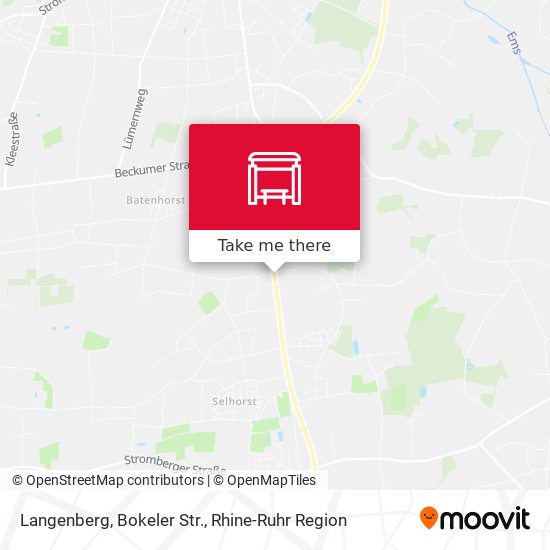 Langenberg, Bokeler Str. map