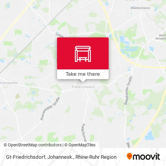 Карта Gt-Friedrichsdorf, Johannesk.