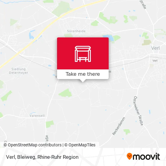Карта Verl, Bleiweg