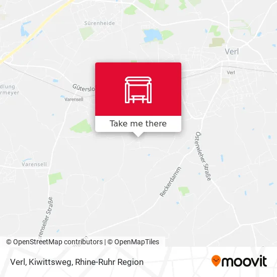Карта Verl, Kiwittsweg