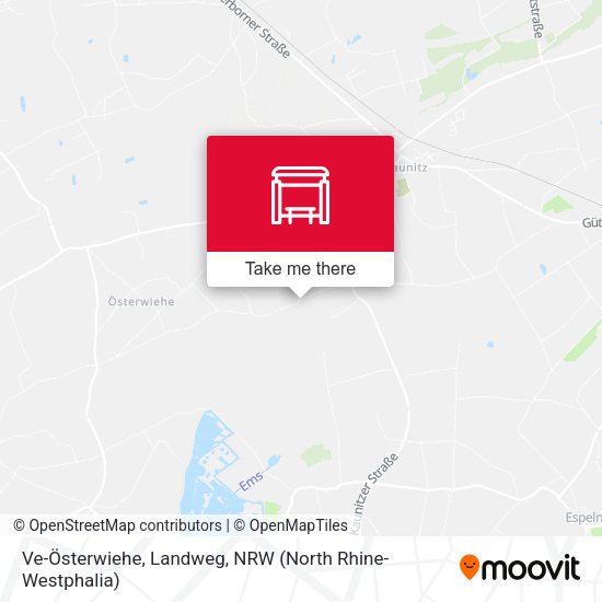 Ve-Österwiehe, Landweg map