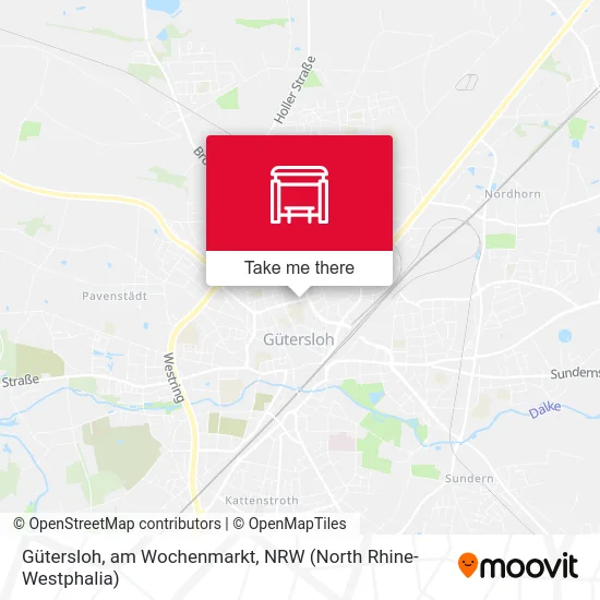 Gütersloh, am Wochenmarkt map