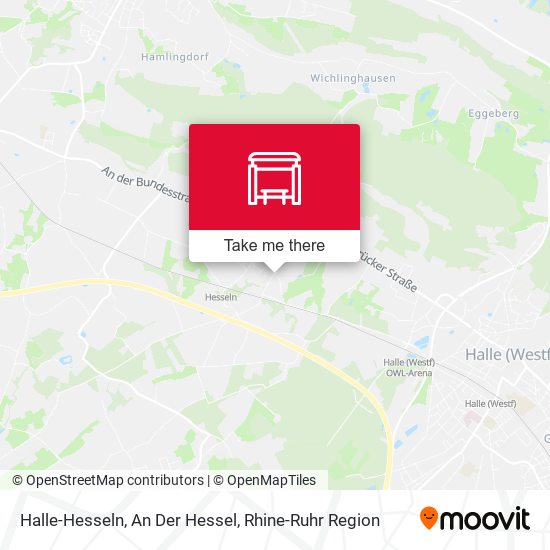 Halle-Hesseln, An Der Hessel map