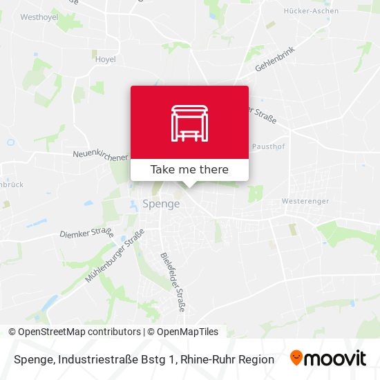 Spenge, Industriestraße Bstg 1 map