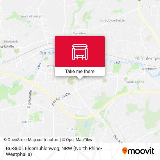 Bü-Südl, Elsemühlenweg map