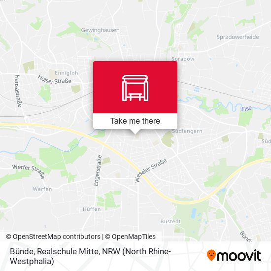 Bünde, Realschule Mitte map
