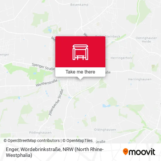 Карта Enger, Wördebrinkstraße