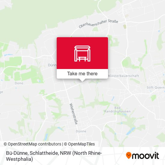 Bü-Dünne, Schlattheide map