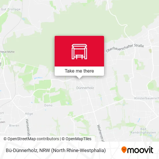 Карта Bü-Dünnerholz