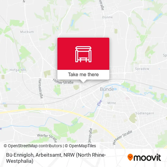 Карта Bü-Ennigloh, Arbeitsamt