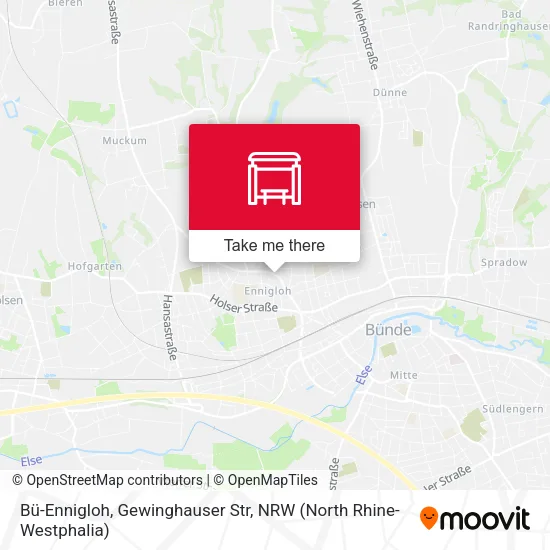 Карта Bü-Ennigloh, Gewinghauser Str