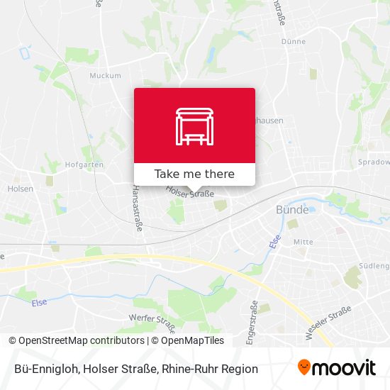 Bü-Ennigloh, Holser Straße map