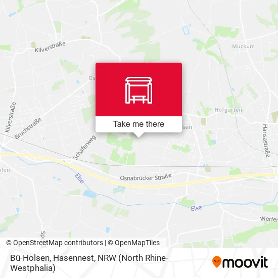 Карта Bü-Holsen, Hasennest