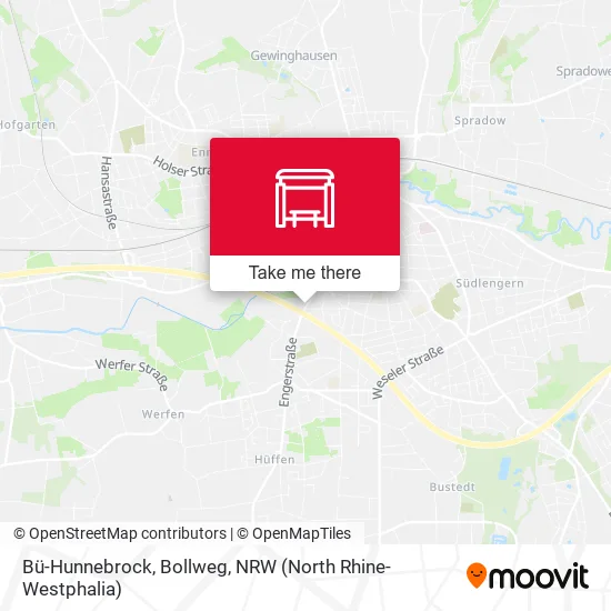 Карта Bü-Hunnebrock, Bollweg