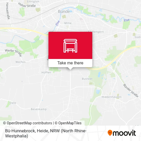 Bü-Hunnebrock, Heide map