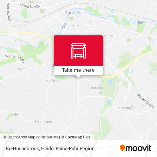 Bü-Hunnebrock, Heide map