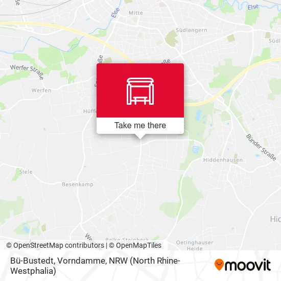 Карта Bü-Bustedt, Vorndamme