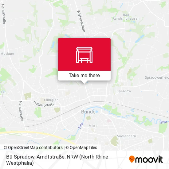 Карта Bü-Spradow, Arndtstraße