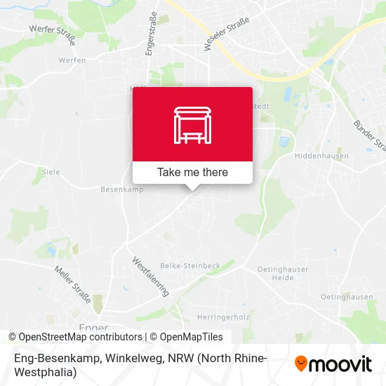 Eng-Besenkamp, Winkelweg map