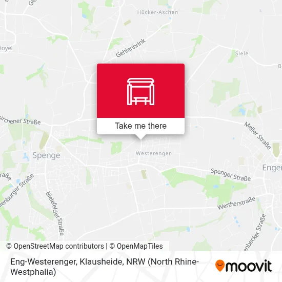 Eng-Westerenger, Klausheide map