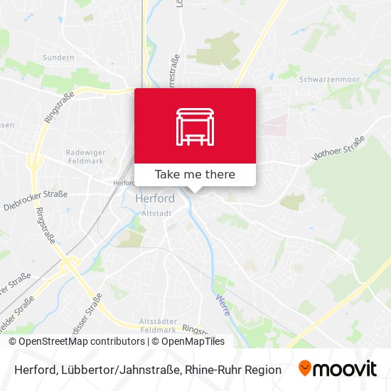Herford, Lübbertor/Jahnstraße map