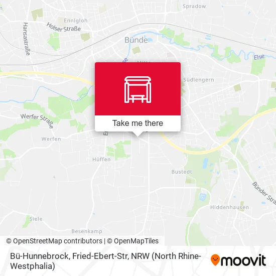 Bü-Hunnebrock, Fried-Ebert-Str map