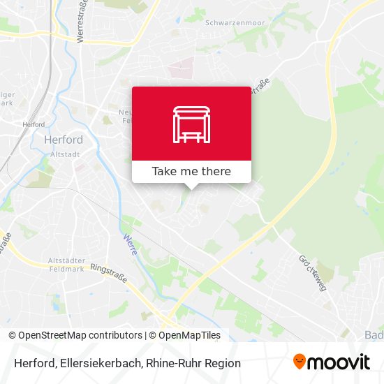 Herford, Ellersiekerbach map
