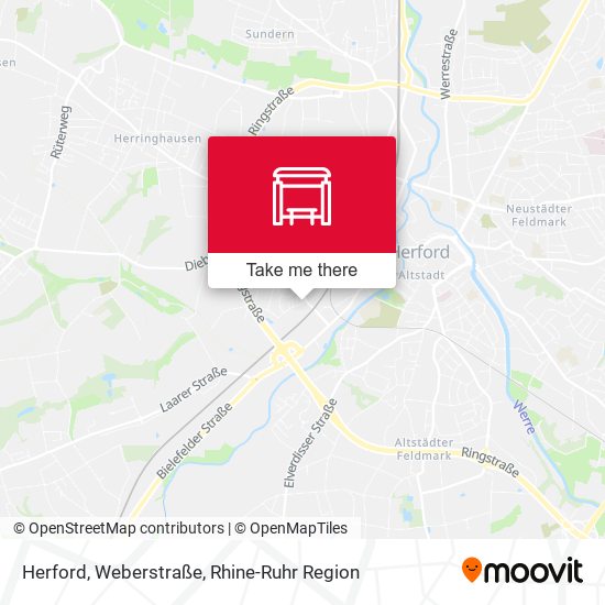 Herford, Weberstraße map