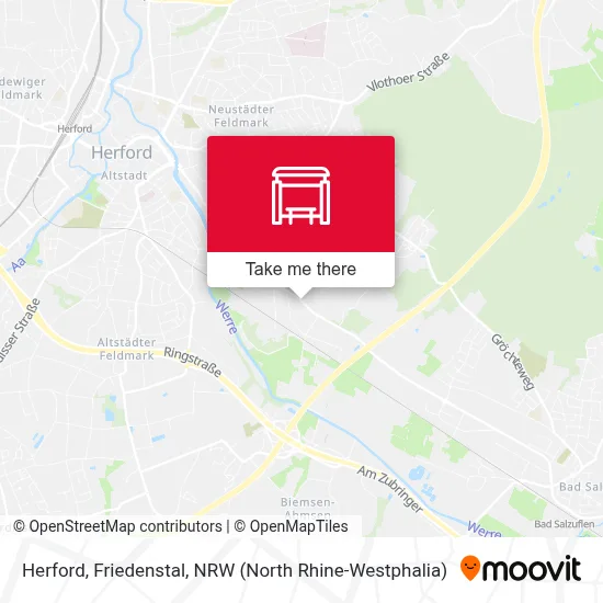 Herford, Friedenstal map