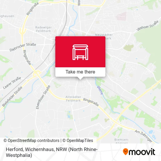 Карта Herford, Wichernhaus