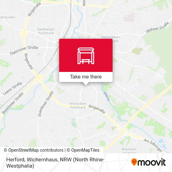 Карта Herford, Wichernhaus