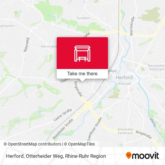 Карта Herford, Otterheider Weg