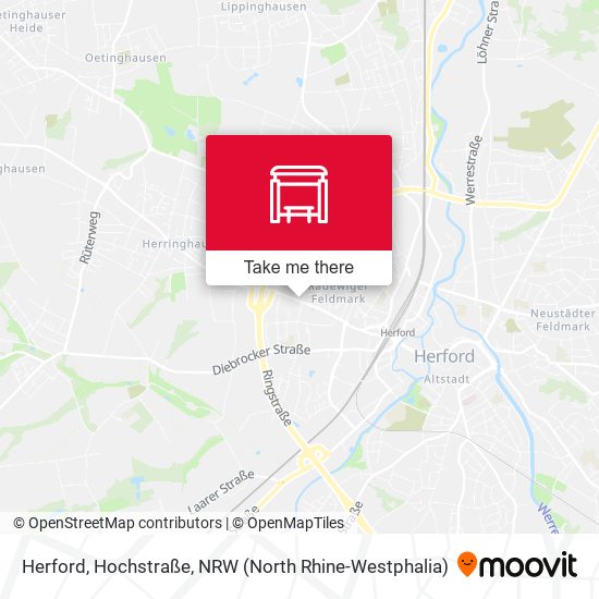 Herford, Hochstraße map