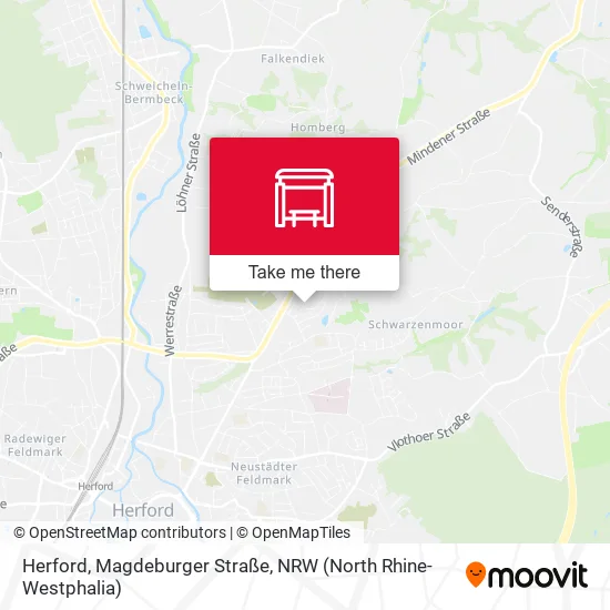 Карта Herford, Magdeburger Straße