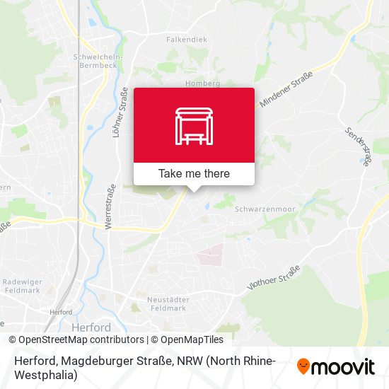 Herford, Magdeburger Straße map