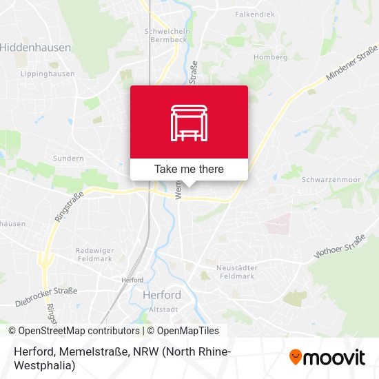 Herford, Memelstraße map