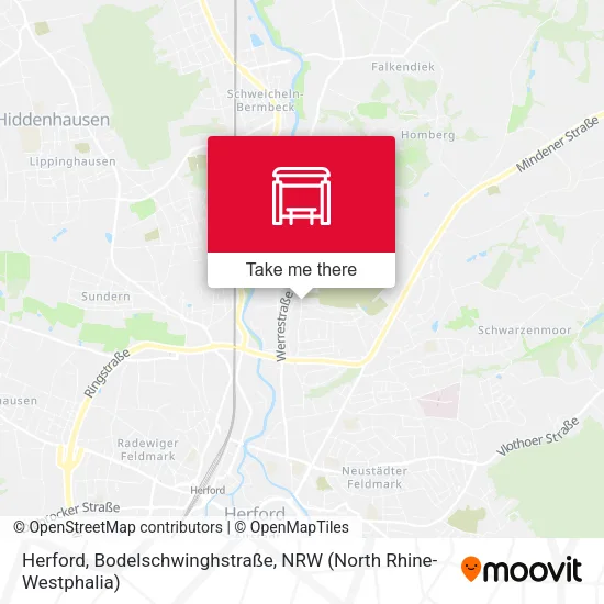 Карта Herford, Bodelschwinghstraße