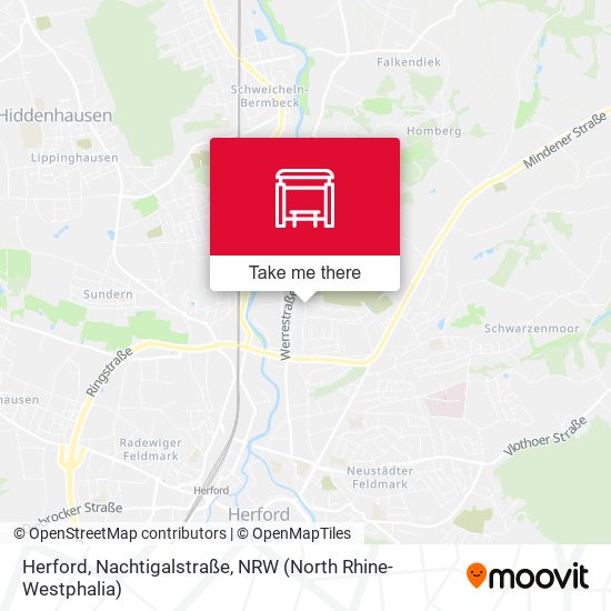 Herford, Nachtigalstraße map