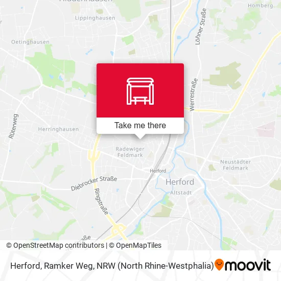 Карта Herford, Ramker Weg