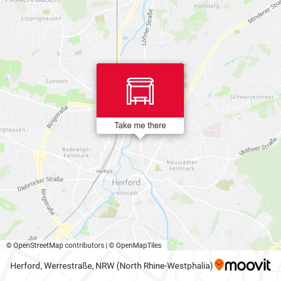 Карта Herford, Werrestraße