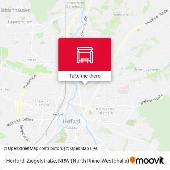 Карта Herford, Ziegelstraße